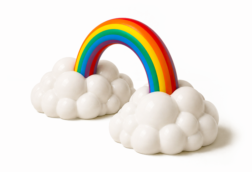 The spRECTUM rainbow and clouds